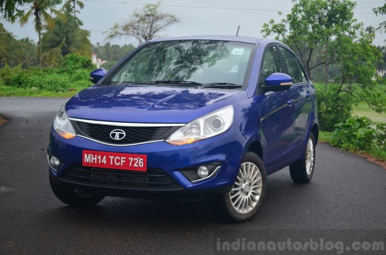 Tata Zest Diesel F-Tronic AMT Review front quarter