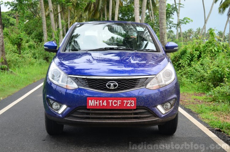 Tata Zest Revotron Petrol Review front shot