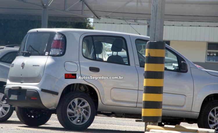 2015 Fiat Uno Attractive spied in Brazil profile