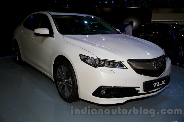 Acura TLX front right three quarter at the 2014 Moscow Motor Show