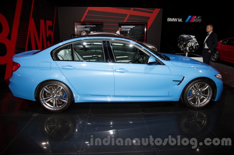 BMW M3 Sedan at the 2014 Moscow Motor Show side