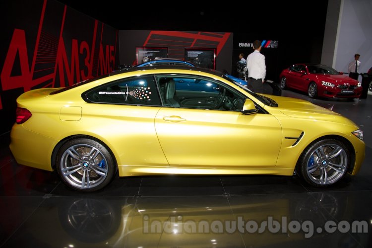 BMW M4 Coupe at the 2014 Moscow Motor Show profile