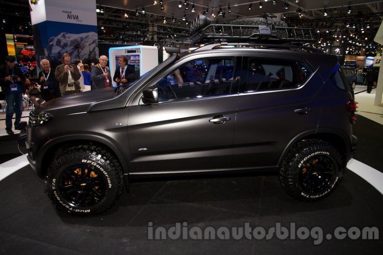 Chevrolet Niva Concept side at the 2014 Moscow Motor Show