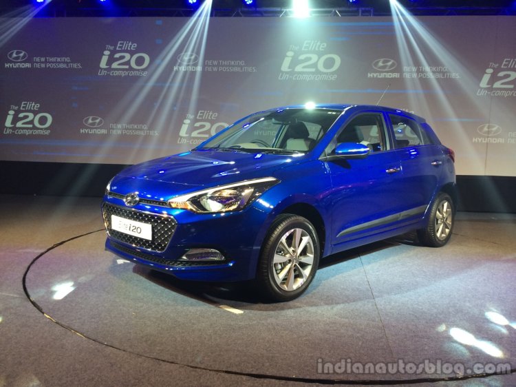 Hyundai Elite i20 launch live front quarter