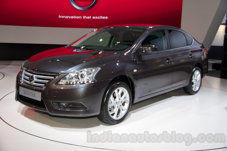 Nissan Sentra at the 2014 Moscow Motor Show
