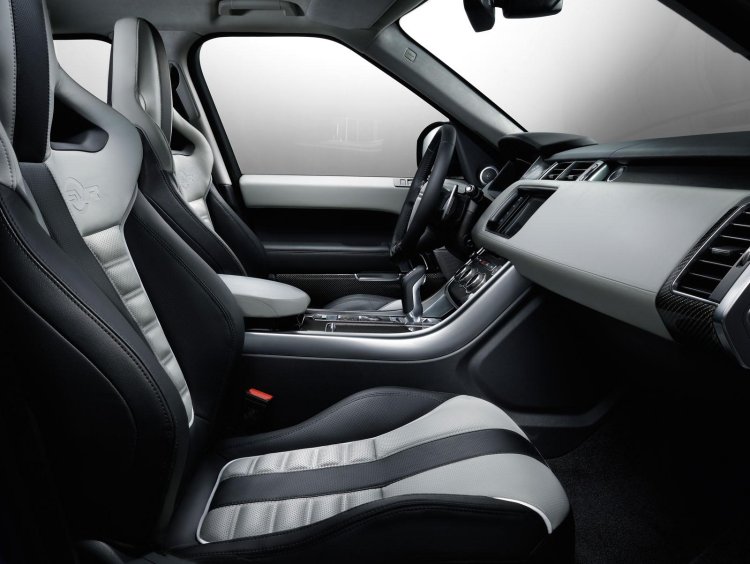 Range Rover Sport SVR press image dashboard