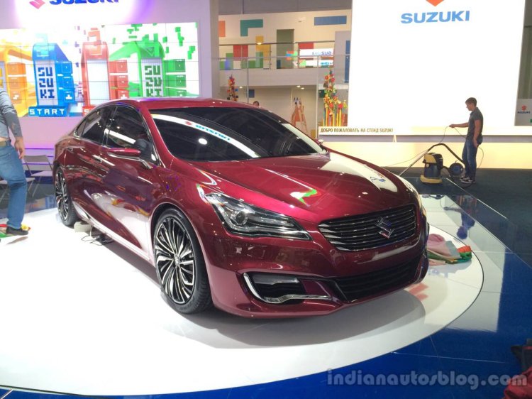 Suzuki Ciaz Concept front at 2014 Moscow Motor Show