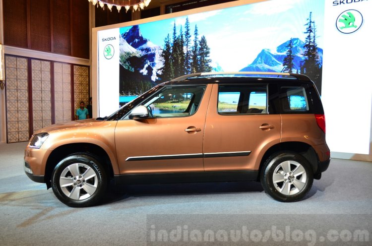 2014 Skoda Yeti facelift launch side