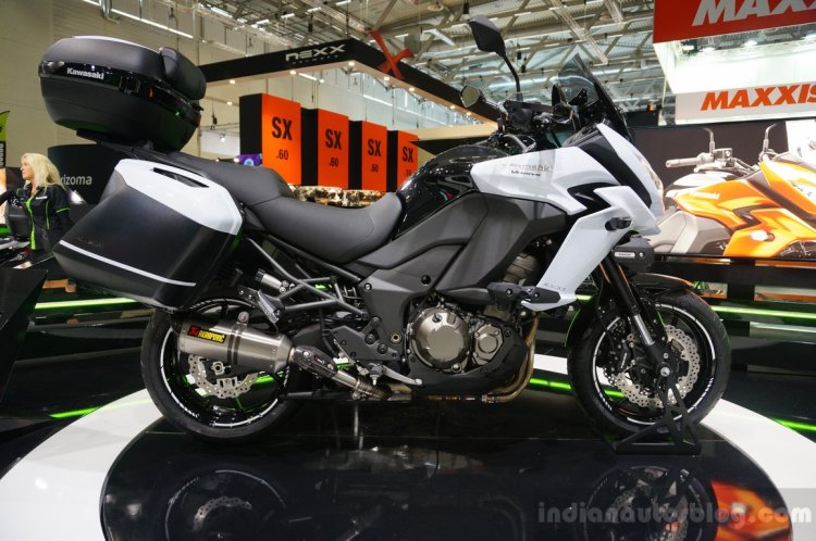 2015 Kawasaki Versys 1000 side at the INTERMOT 2014