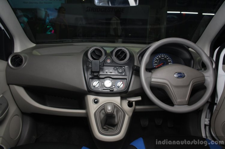 Datsun Go dashboard at the 2014 Nepal Auto Show