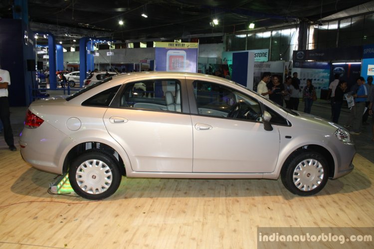 Fiat Linea facelift profile at the 2014 Nepal Auto Show
