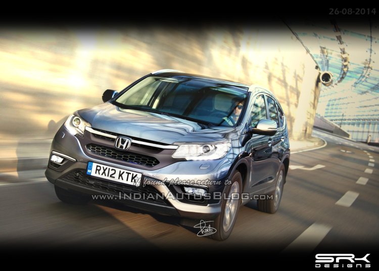 Honda CR-V facelift rendering