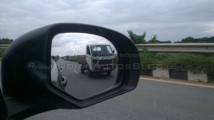 Mahindra Maxximo facelift IAB spyshot front