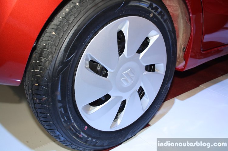 Maruti Celerio wheel at the 2014 Nepal Auto Show