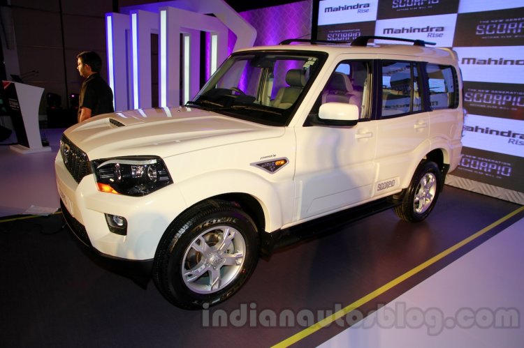 New Mahindra Scorpio front quarter Delhi launch