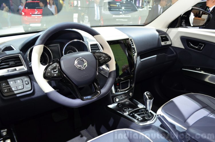 Ssangyong XIV-Air Concept interior at the 2014 Paris Motor Show