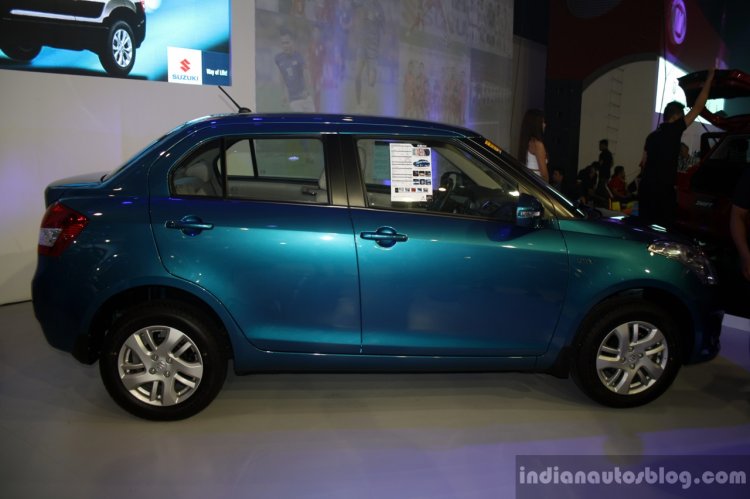 Suzuki Swift Dzire side at the CAPMI 2014