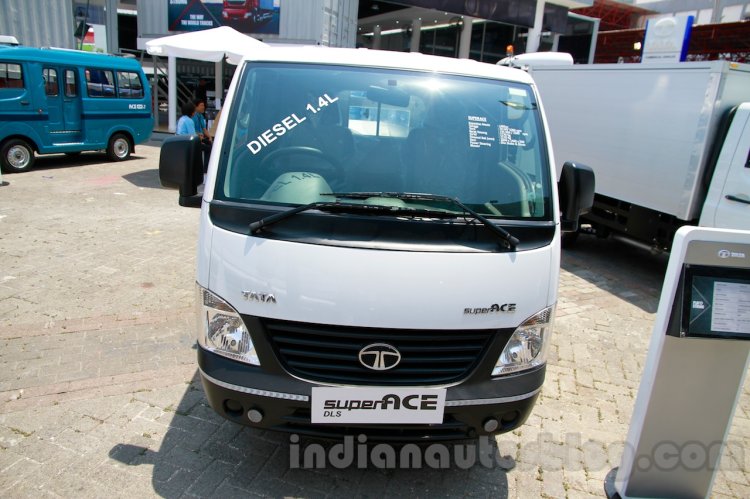 Tata Super Ace Water Can Carrier at the 2014 Indonesia International Motor Show front