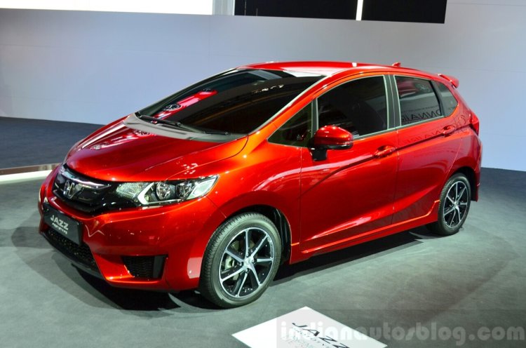 2015 Honda Jazz prototype for Europe at 2014 Paris Motor Show