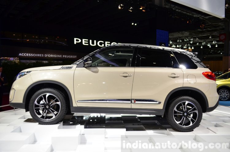 2015 Suzuki Vitara profile at the 2014 Paris Motor Show