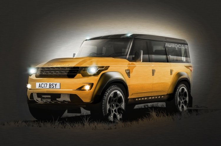 2017 Land Rover Defender rendering side
