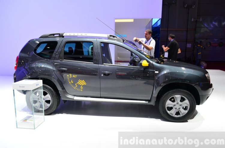 Dacia Duster Air side at the 2014 Paris Motor Show