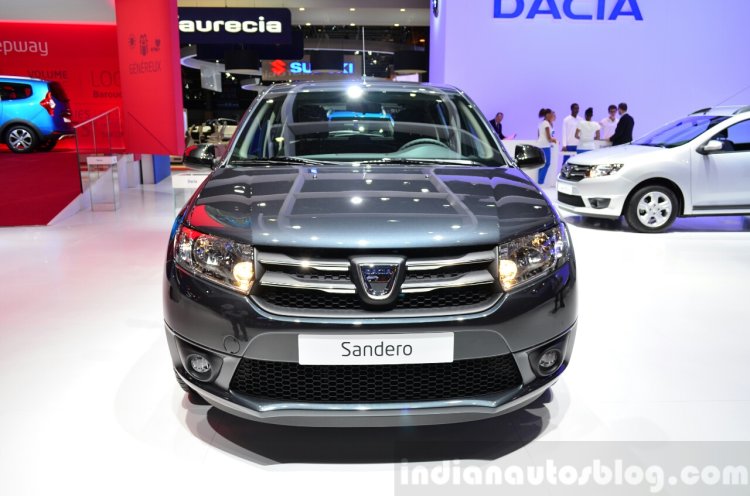 Dacia Sandero Black Touch front at the 2014 Paris Motor Show