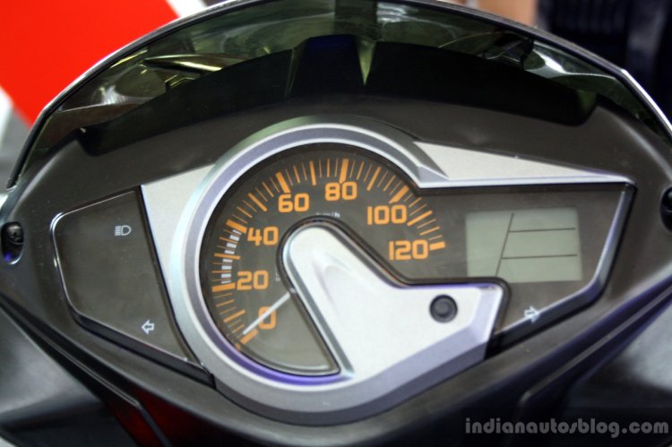 Hero Dash instrument console at the 2014 Colombo Motor Show Sri Lanka
