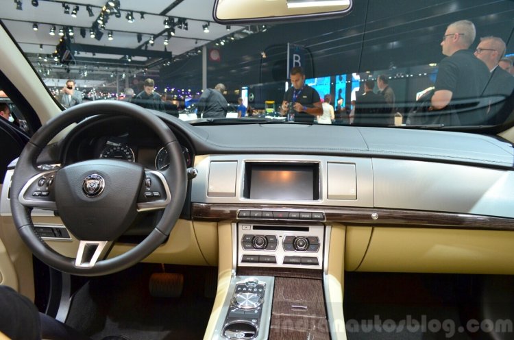 Jaguar XF special edition interior at the 2014 Paris Motor Show