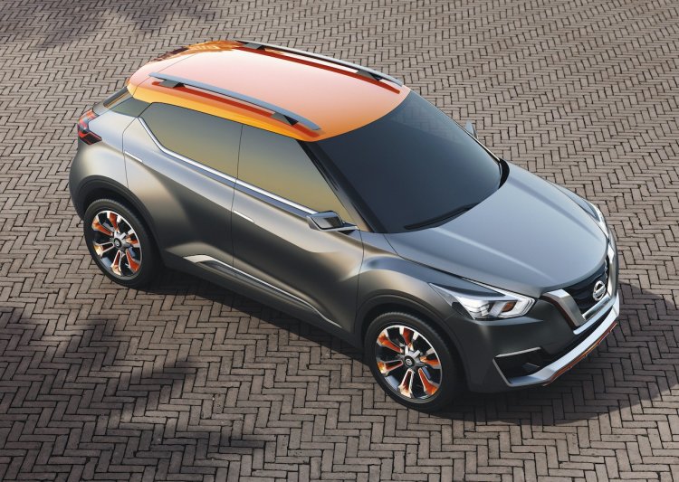 Nissan Kicks Concept top Press shot