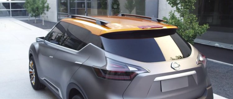 Nissan Kicks concept rear three quarters