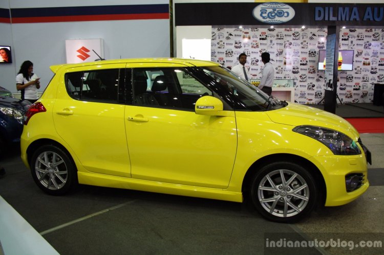 Suzuki Swift Sport profile at the 2014 Colombo Motor Show Sri Lanka