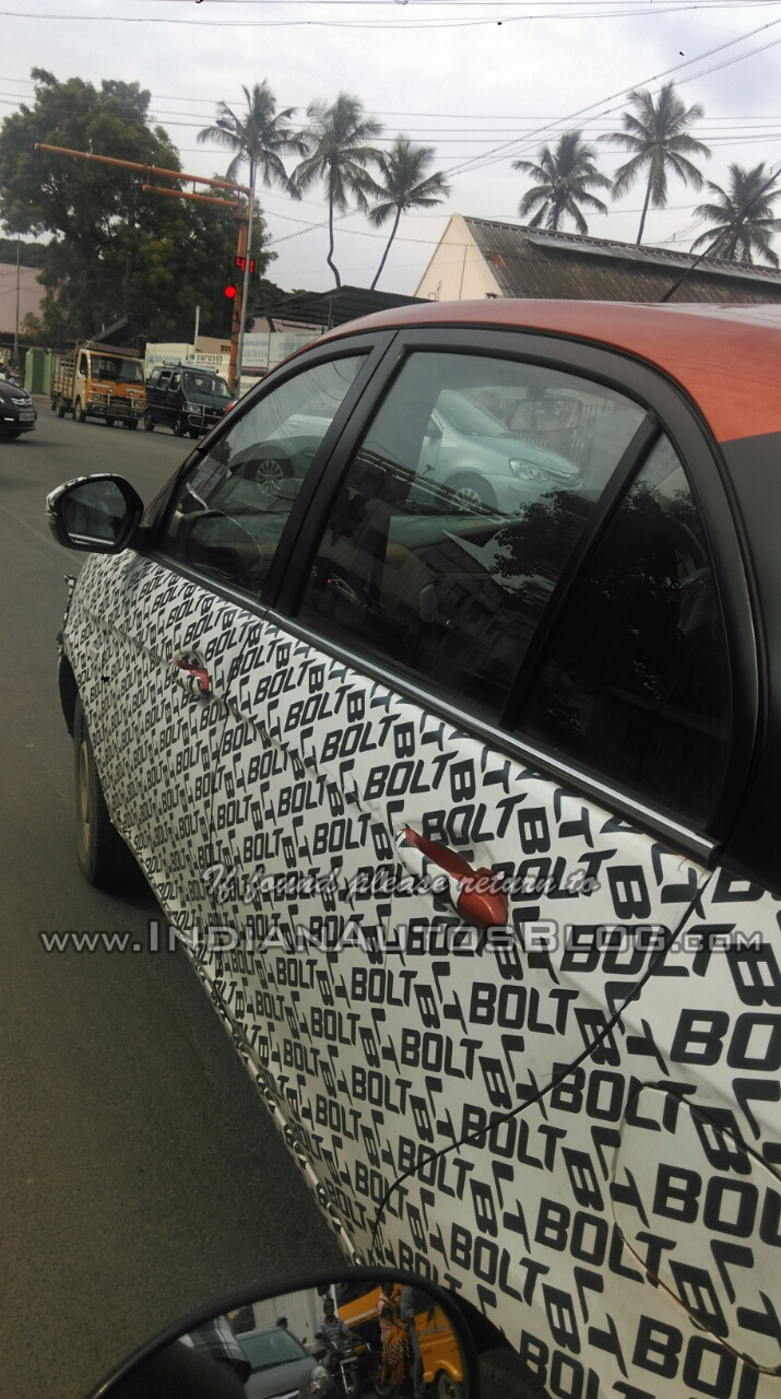 Tata Bolt side spied Coimbatore