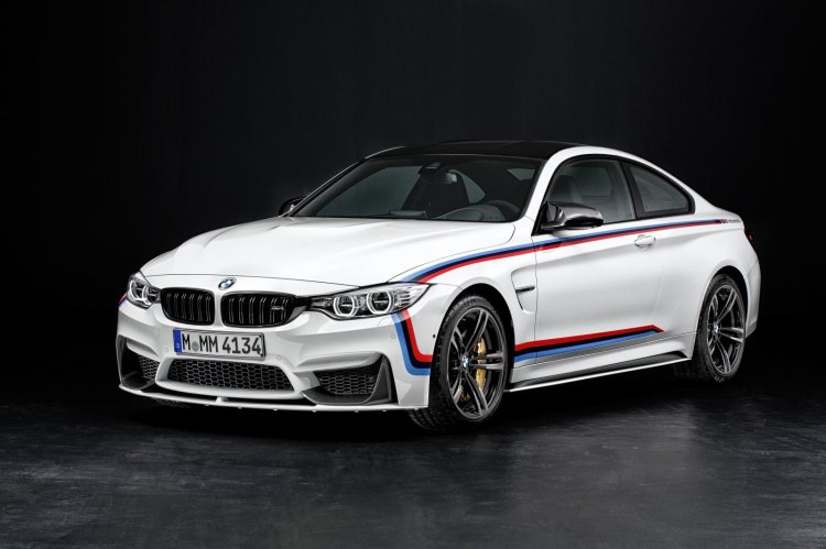 2015 BMW M4 with M Performance accessories decals