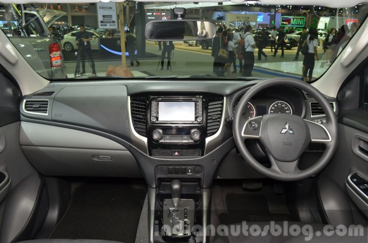 2015 Mitsubishi Triton dashboard at the 2014 Thailand International Motor Expo