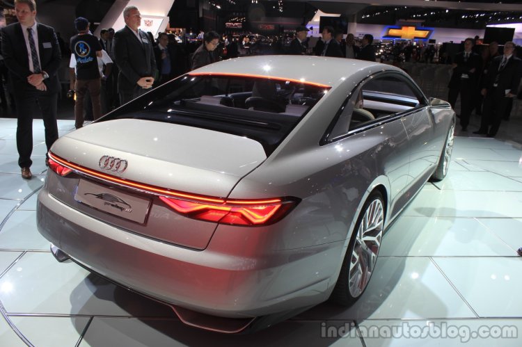 Audi Prologue Concept rear three quarters at the 2014 Los Angeles Auto Show