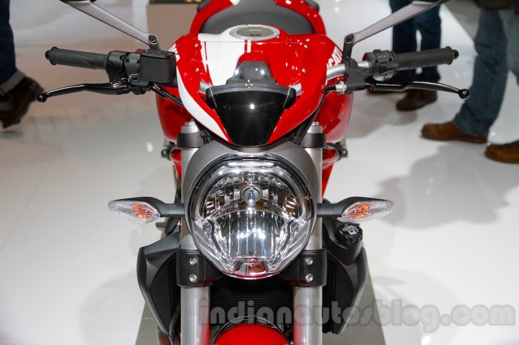 Ducati Monster 821 Stripe headlamp at EICMA 2014
