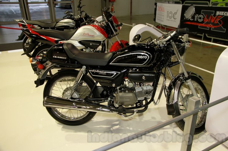 Hero Splendor Pro Classic side at EICMA 2014
