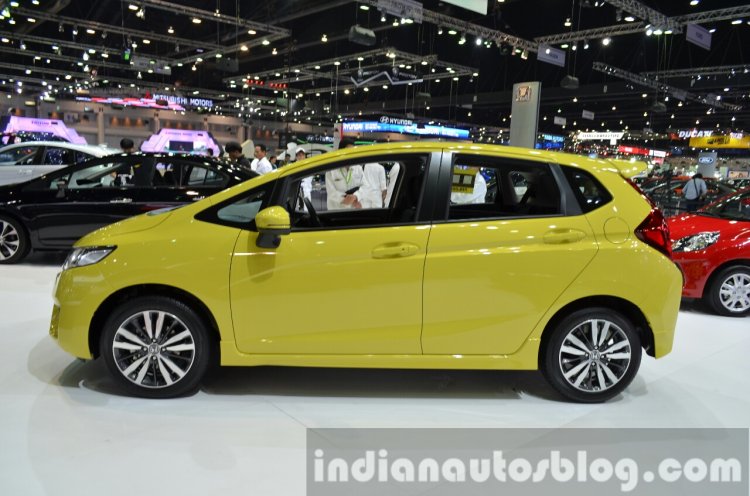 Honda Jazz side at the 2014 Thailand International Motor Expo