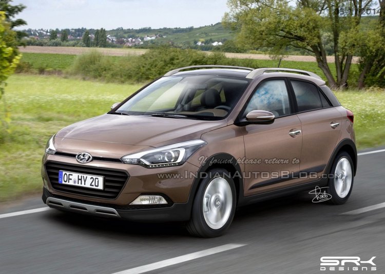 Hyundai Elite i20 cross IAB rendering