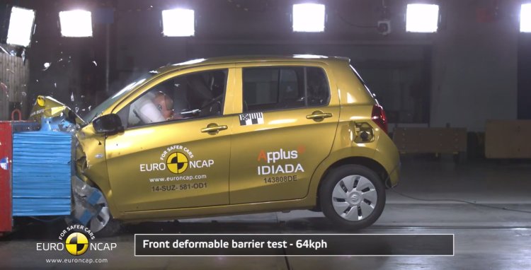 Suzuki celerio euro ncap front crash