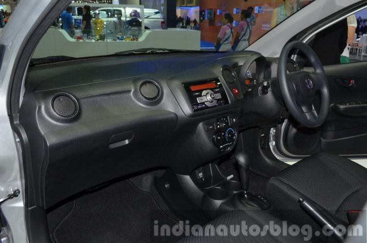 2014 Honda Mobilio all black dashboard at the 2014 Thailand Motor Expo