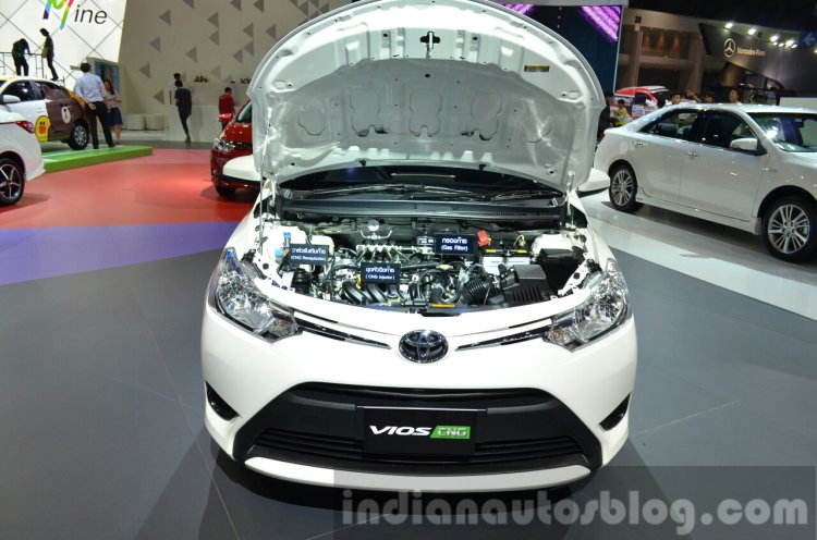 2014 Toyota Vios CNG Front at the 2014 Thailand Motor Show