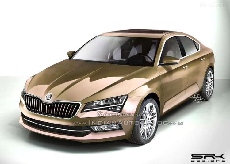 2016 Skoda Superb rendering front three quarter