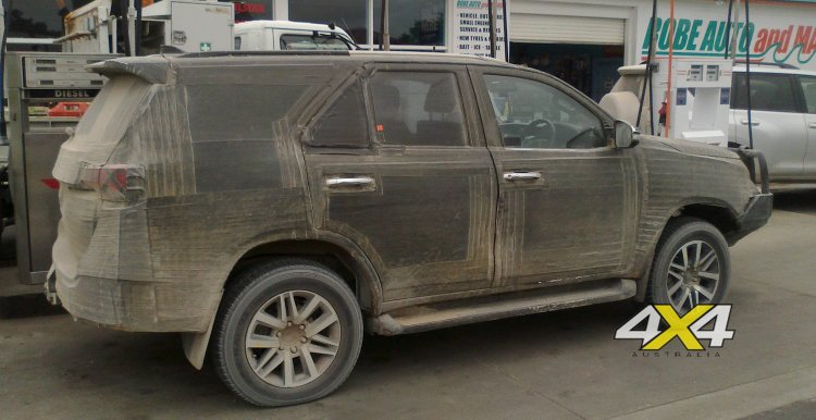 2016 Toyota Fortuner side spied