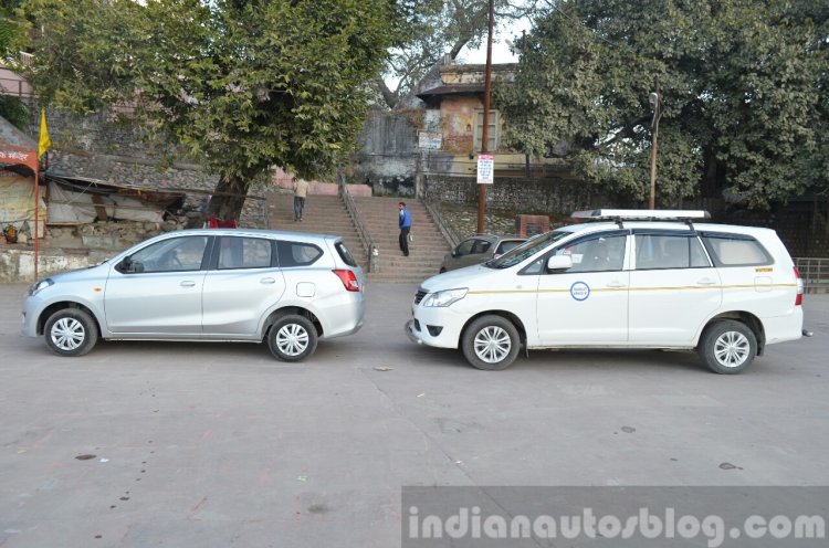 Datsun Go+ with Toyota Innova Review