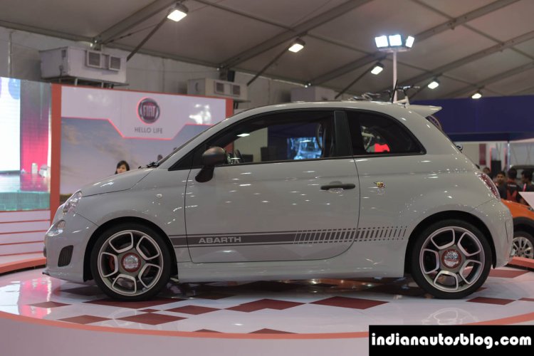 Fiat Abarth 595 Competizione profile at Autocar Performance Show 2014