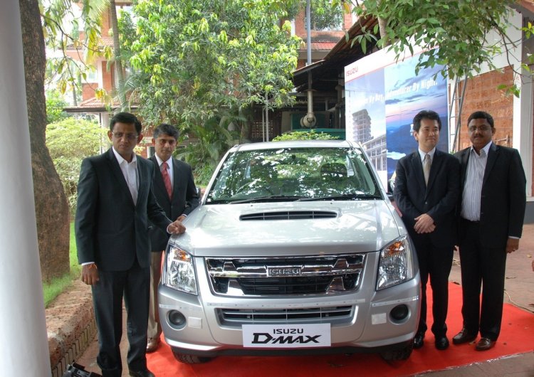 ISUZU D-Max pick-up vehicle for Kerala market