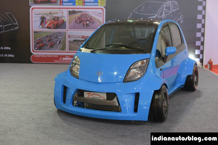 JA Motorsport Tata Super Nano front at 2014 APS