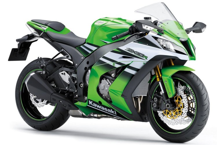 2015 Kawasaki Ninja ZX 10R 30th Anniversary Edition front three quarter green